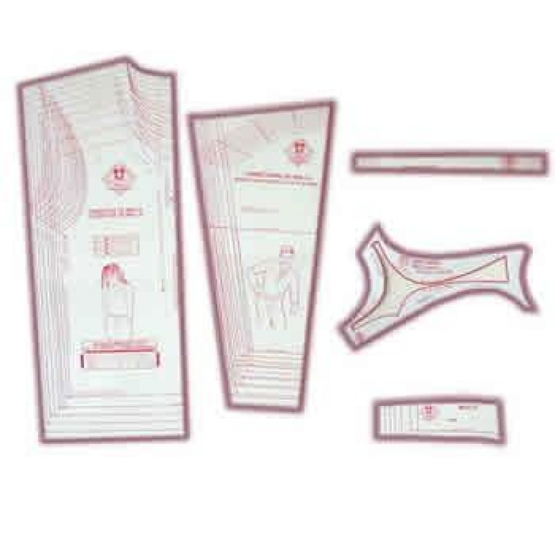 24 Kit De Moldes Para Costura De Camisetas Unissex Adulto Polo