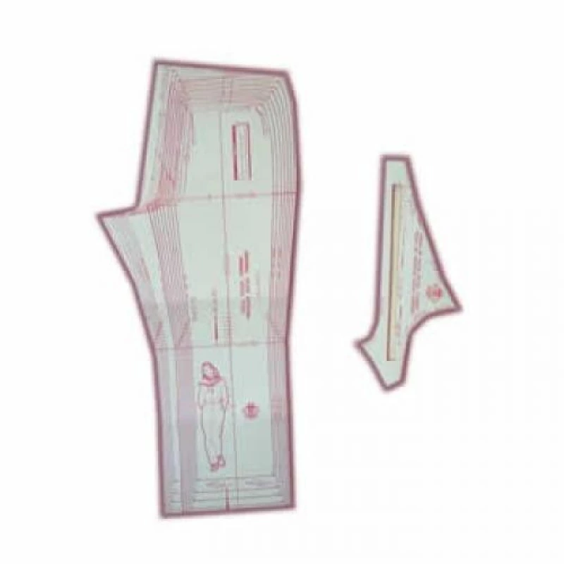 06 Kit de Moldes Para Costura De Calça Social Esporte Adulto